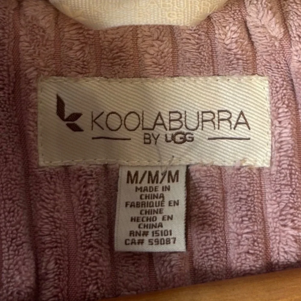 Koolaburra by Ugg Pink Corduroy Puffer Jacket‎ Full Zip Mock Neck M